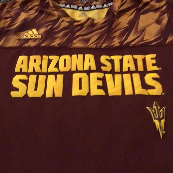 ADIDAS Arizona state sun devils kids Shirt. EUC - Picture 2 of 4